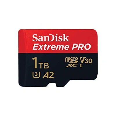 Abbildung von SanDisk Extreme Pro 1 TB microSDXC Memory Card + SD Adapter with A2 App Performance Rescue Deluxe 170 MB/s Class 10, UHS I, U3, V30