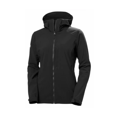 Abbildung von Helly Hansen Damen W Paramount Hood Softshell Jkt Jacke, Schwarz, M EU