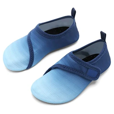 Abbildung von IceUnicorn Badeschuhe Kinder Schwimmschuhe Jungen Mädchen Strandschuhe Baby Aquaschuhe Barfußschuhe Kleinkind Wasserschuhe(JB Blau, 30/31 EU)
