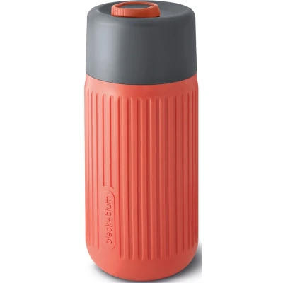 Abbildung von black+blum Glass Travel Cup Grey/Coral 340 ml Tasse