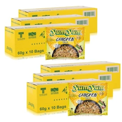 Abbildung von Super Deal! Yum Chicken Instantnudeln mit Huhngeschmack 60x60g