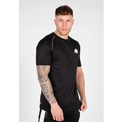 Abbildung von Gorilla Wear Performance Tshirt print, Herren, Größe: 4XL, Black