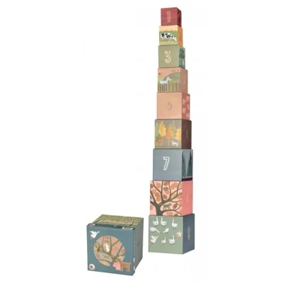 Abbildung von Egmont Toys Stapelturm 1.2.3 Bauernhof, Babyspielzeug