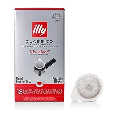 Abbildung von illy Classico Medium Roast ESE Espresso Kaffeepapier, insgesamt 12 x 18 Portionen