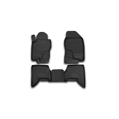 Abbildung von Element Gummimatten Passgenaue Fußmatten Nissan Pathfinder 2005 4tlg, Schwarz