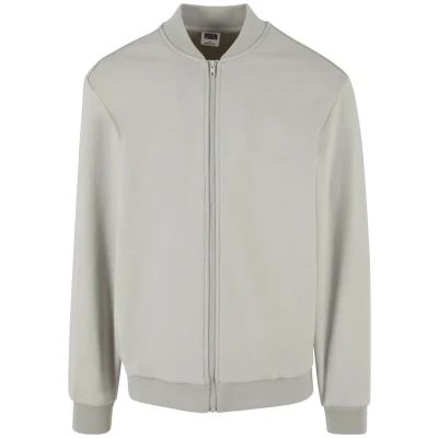 Abbildung von Urban Classics COZY College Sweatjacke, Herren, Größe: Medium, Lightasphalt