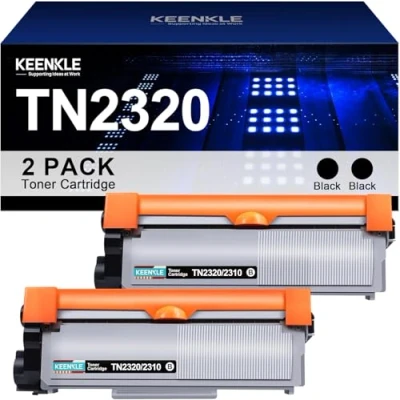 Abbildung von KEENKLE TN2320 TN 2320 Kompatibel für Brother 2310 TN2310 Toner MFC L2700DW L2700DN DCP L2520DW HL L2340DW L2740DW L2720DW L2300D L2360DN (Schwarz, 2er Pack)