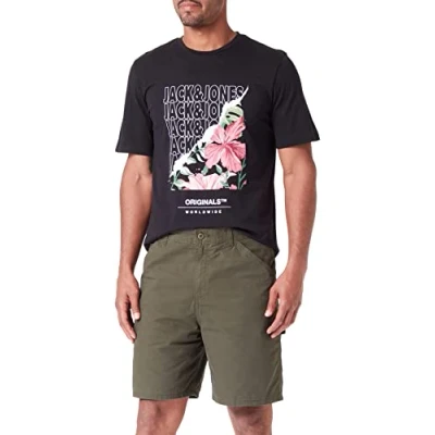 Abbildung von Jack &amp; Jones Jpstkarl Worker Shorts, Herren, Größe: Medium, Forest night
