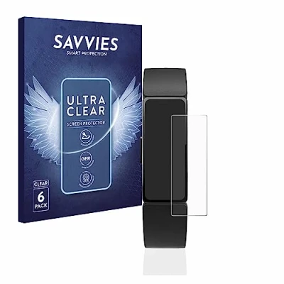 Abbildung von Savvies 6 Stück Schutzfolie für Fitbit Inspire/Inspire HR Displayschutz Folie Ultra Transparent