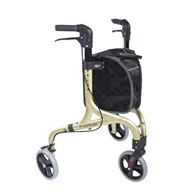 Abbildung von NRS Healthcare Freestyle 3 Rad Rollator, Champagnergold, 5 kg