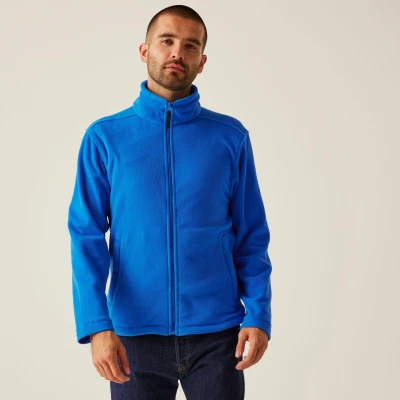 Abbildung von Regatta Herren Micro Fleece mit durchgehendem Reißverschluss Jacke, Blau (Oxford), L