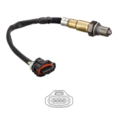 Abbildung von DELPHI ES21208 12B1 Lambdasonde Planarsonde, beheizt OPEL: Mokka / X, Insignia A Schrägheck, Sports Tourer