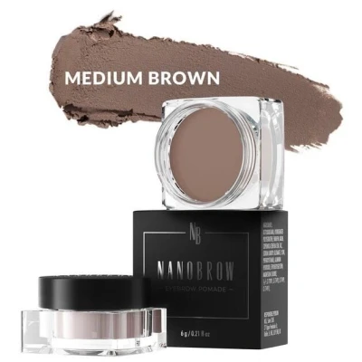 Abbildung von Nanobrow Augenbrauenpommade Medium Brown 6 g