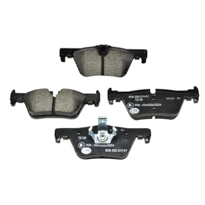 Abbildung von HELLA 8DB 355 019 971 Bremsbelagsatz für Verschleißwarnanzeiger vorbereitet BMW: 1 Schrägheck, 3 Touring, Limousine