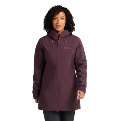 Abbildung von Jack Wolfskin Heidelstein Wintermantel, Damen, Größe: XXL, Amaranth