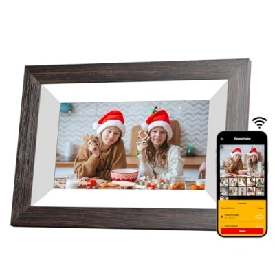 Abbildung von KODAK Digitaler Bilderrahmen WLAN Digitale 7 Zoll, 32GB Speicher, HD IPS Touchscreen, Auto Rotat, Kalender, Elektronischer Teilen Sie Foto Video Sofort über App von überall