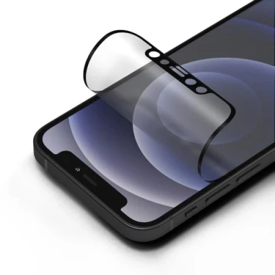 Abbildung von RhinoShield Impact Screen Pro Bildschirmschutz Matt kompatibel mit [iPhone 12 mini] Überlegener Aufprallschutz, kratzfest, Blaulichtfilter, inkl. Ausrichtungsrahmen