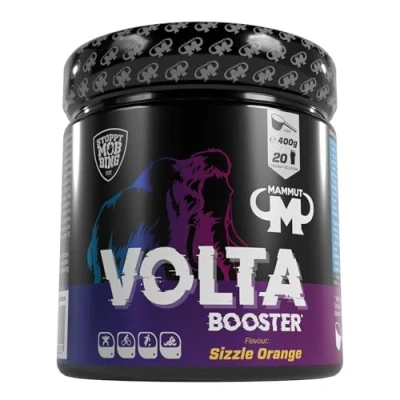 Abbildung von Mammut Nutrition Volta Pre Workout Booster 400g Sizzle Orange mit L Citrullin, Arginin &amp; Beta Alanin ohne Koffein Glutapep® Cognivia® Optimiert für dein Training