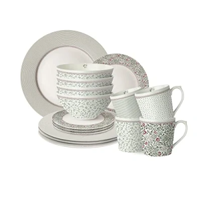 Abbildung von LAURA ASHLEY Geschirr Set Wild Clematis (16 teilig)