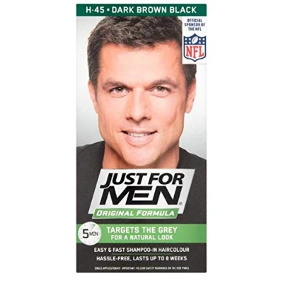 Abbildung von Just For Men Shampoo In Color Haarfarbe für Männer Dunkelbraun H 45