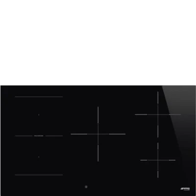 Abbildung von SMEG SI1M4954D, UNIVERSAL Induktionskochfeld, Black glass