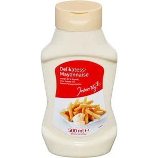 Abbildung von Jeden Tag Delikatess Mayonnaise 80% Rapsöl, 12er Pack (12 x 500ml)