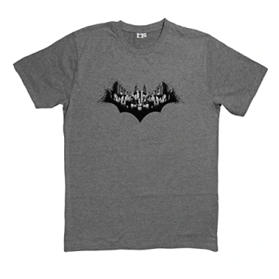 Abbildung von DC Comics Batman Gotham CITY Tshirt print, Herren, Größe: Medium, Grau