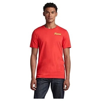 Abbildung von G STAR RAW Herren Photographer Graphic Slim T Shirt, Rot (acid red D22804 336 A911), S