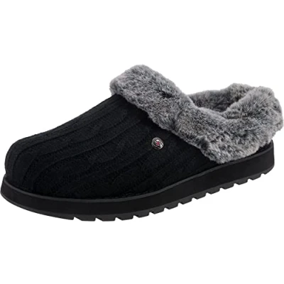 Abbildung von Skechers Damen Keepsakes Ice Angel Low Top Slipper, Black Grey, 39 EU