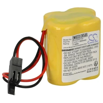 Abbildung von vhbw 1x Akku kompatibel mit Ge Fanuc Amplifier Alpha iSV, BETA iSV Raid Controller (4400 mAh, 6 V, Li Ion) Ersatz für BR 2/3AGCT4A