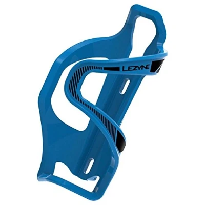 Abbildung von LEZYNE Wasserflaschenhalter Flow Cage E SL L, Matrix, Flasche Wird Links geklemmt, blau weiß, 1 BC FLSLL V210 Flaschenhalter, 48g