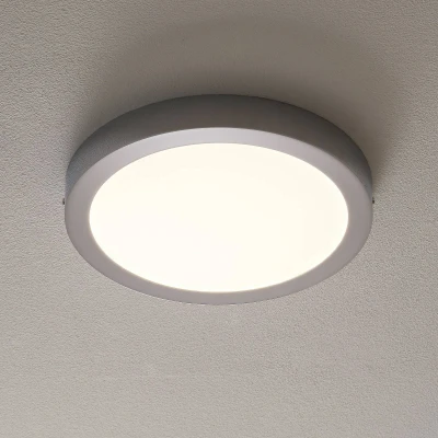 Abbildung von Eglo 98559 LED Aufbauleuchte FUEVA C chrom 2700 6500K rund Ø30cm H:4cm IP44 mit Connect Funktion