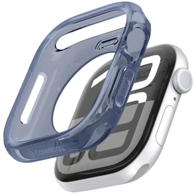Abbildung von Caseology Capella Hülle kompatibel mit Apple Watch 10 (46mm) Clear Navy
