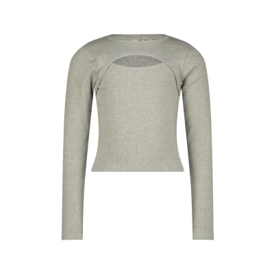 Abbildung von Vingino Strickpullover, Damen, Größe: 152, Light grey melee