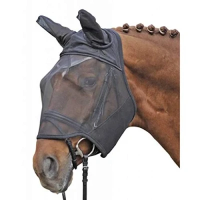 Abbildung von HKM 40739100 Fliegenschutzmaske, S, schwarz (Pony)
