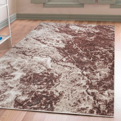 Abbildung von Home affaire Teppich &quot;Saniel&quot;, rechteckig, mit besonders weichem Flor, Kurzflor, Marmor Optik