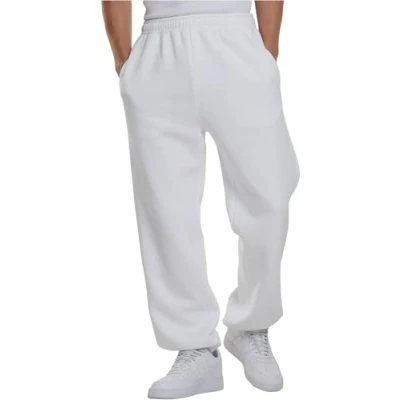 Abbildung von Urban Classics Fluffy Jogginghose, Herren, Größe: Small, White