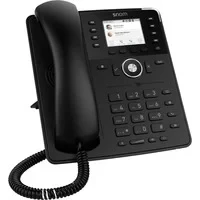 Abbildung von Snom D735 IP Telefon, SIP Tischtelefon (hochauflösendes grafisches 2,7 Zoll TFT Display, 32 selbstbeschriftende Funktionstasten (8 physisch), schwarz, 00004389