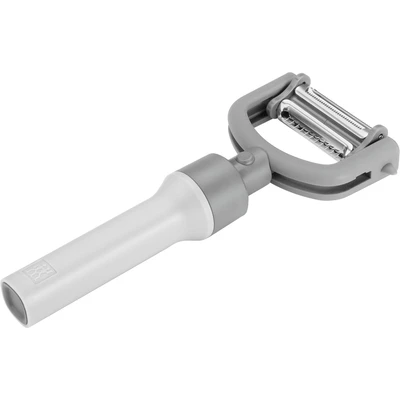 Abbildung von Zwilling Sparschäler Z Cut, (5 in 1 mit 3 wechselbare Klingen, Schutzhülle), 5 1, Lang und Querschäler einem, für Links Rechtshänder