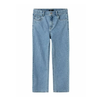 Abbildung von NAME IT Jungen Nlmkim DNM Dad Straight Pant Noos Gerade Jeans, Medium Blue Denim, 164 EU