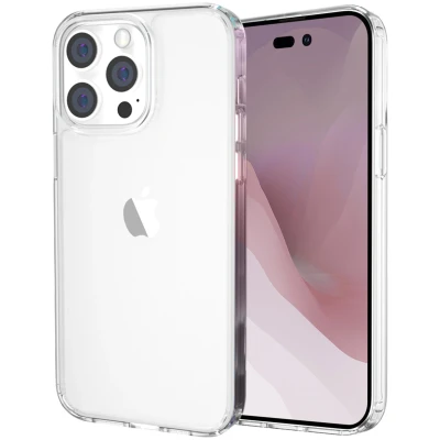 Abbildung von Apple iPhone 14 Pro Hülle Kunststoff Accezz Hard Case/Backcover Handyhülle Transparent Shockproof/Stoßfest
