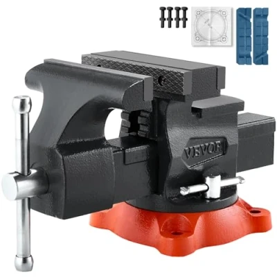Abbildung von VEVOR 140mm Schraubstock Mehrzweck duktiles Eisen drehbare Basis