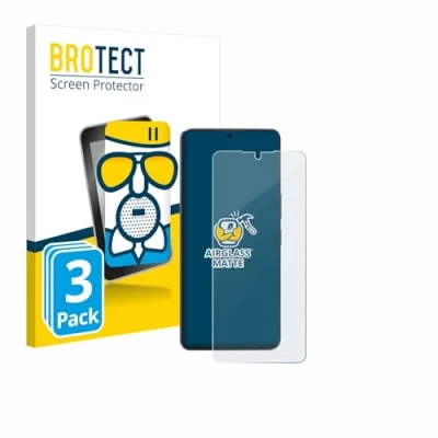 Abbildung von BROTECT Entspiegelungs Schutzglas für Cubot Max 5 (3 Stück) Schutz Folie Panzerfolie Glas Matt [Extrem Kratzfest 9H, Anti Reflex, Fingerprint]