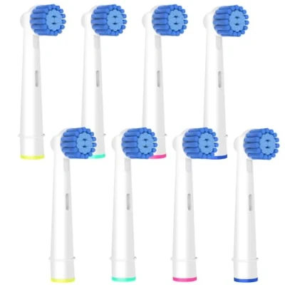 Abbildung von Sensitive Gum Care Ersatzbürstenköpfe kompatibel mit Oral b Braun Elektrische Zahnbürste Weiche Borsten für überlegene und sanfte Reinigung