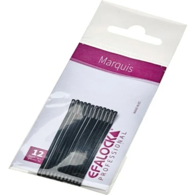 Abbildung von Efalock Marquis Haarklemmen 4 cm 12 Stk. braun