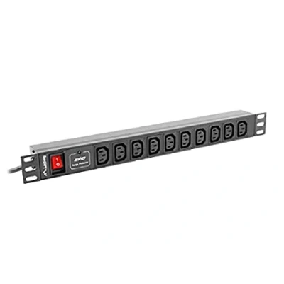 Abbildung von LANBERG PDU Rack Power Strip (1U 10A 7X IEC C13 2M)