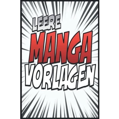 Abbildung von Manga zeichnen lernen: 100 leere vorlagen: Blanko Buch zum Selber Gestalten Din A5 Seiten