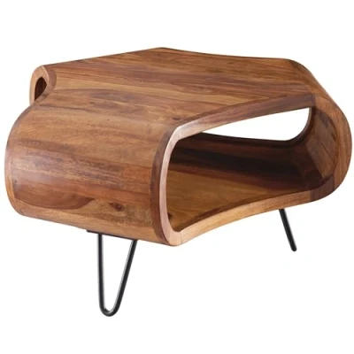Abbildung von Couchtisch Sheesham 60x60x35 cm