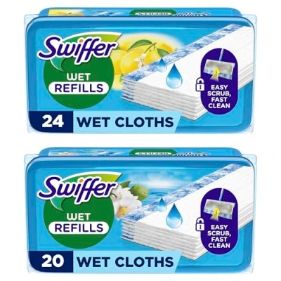 Abbildung von Swiffer Sweeper Floor Wet Wipes With Lemon Scent 48 St.