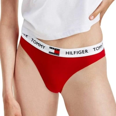 Abbildung von Tommy Hilfiger Bikini Slip, Damen, Größe: Small, Tango red